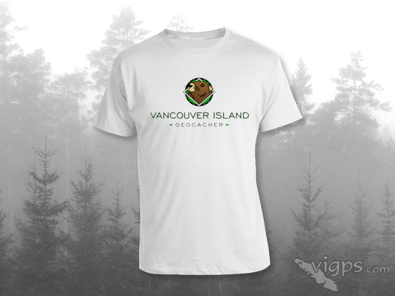 Vancouver Island Geocacher Marmot T shirt vigps